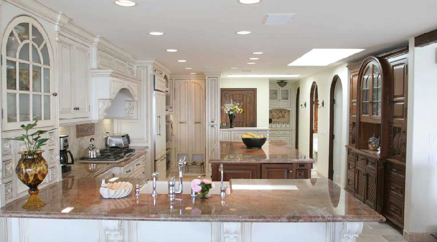 Custom built-in office cabinetry Orange County California